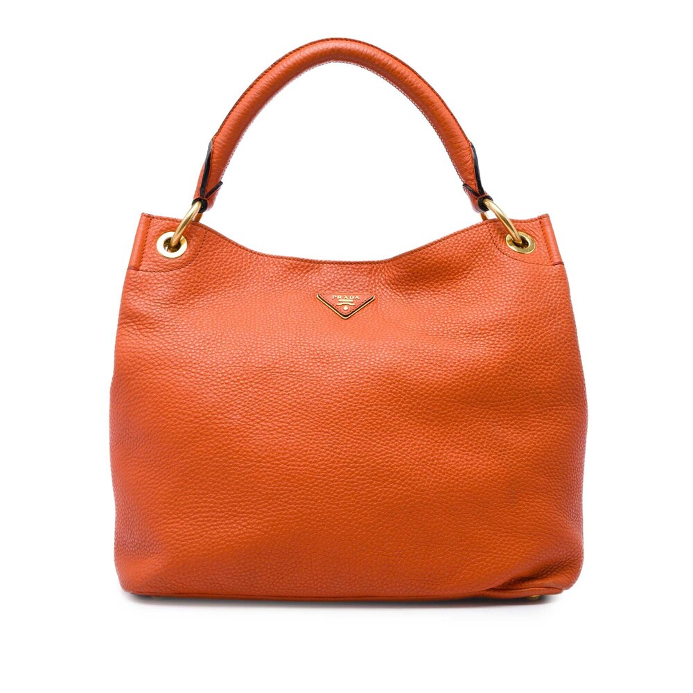Pre-Loved Prada Vitello Daino Hobo